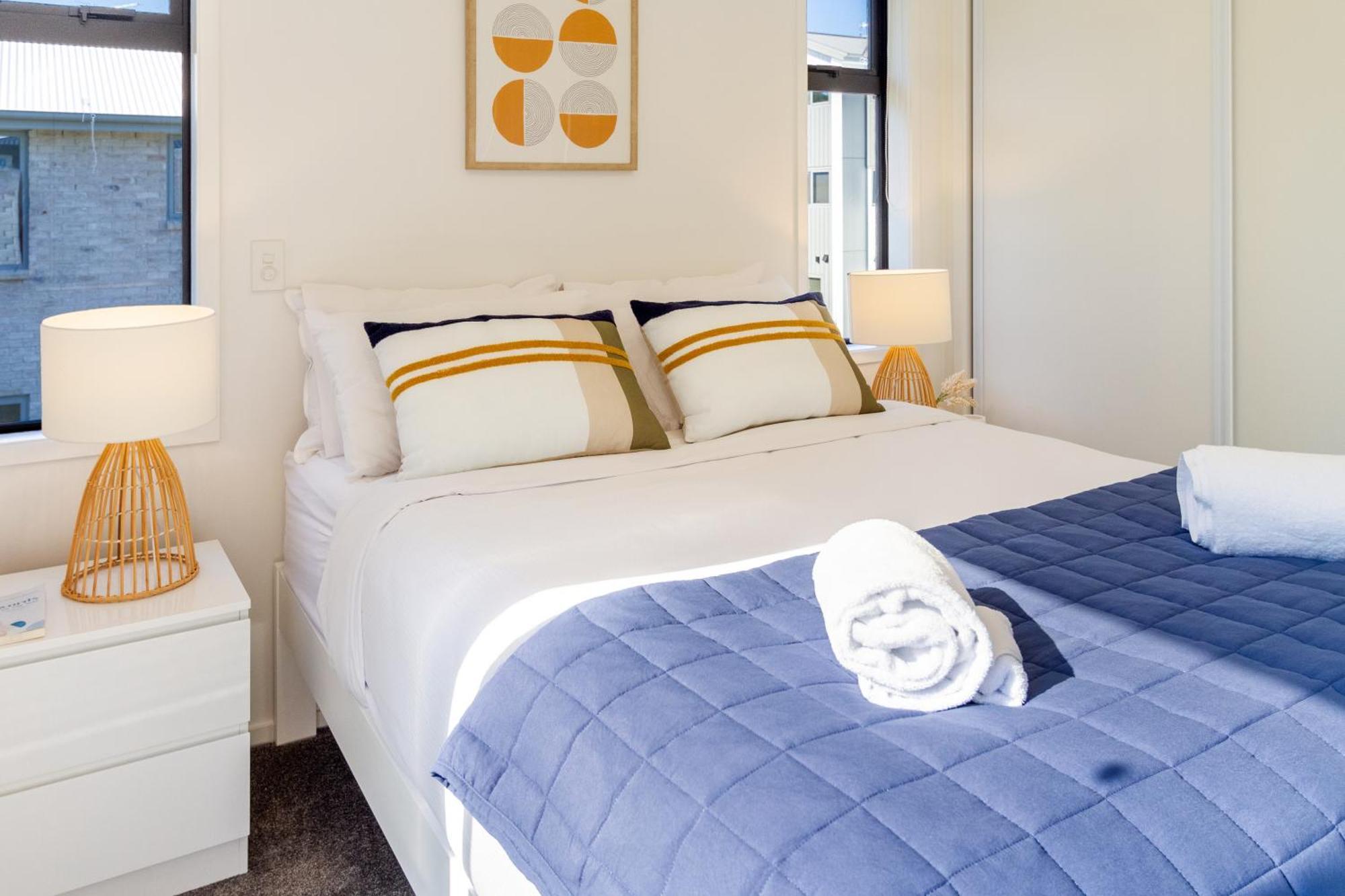 Escape At The Park: 1 Bed 1 Bath W/Carpark Daire Christchurch Dış mekan fotoğraf